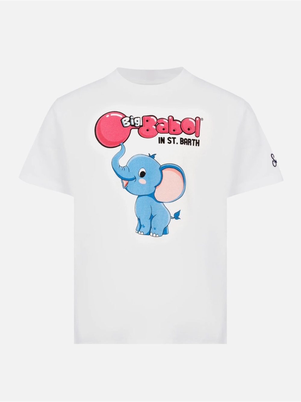 COTTON T-SHIRT WITH BIG BABOL ELEPHANT PRINT | BIG BABOL SPECIAL EDITION size 8